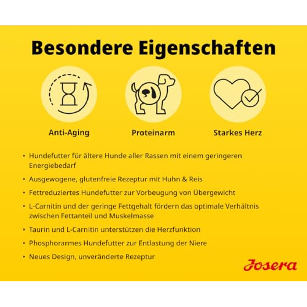 Josera Balance droogvoer hond senior kip en rijst 12,5 kg - 3-pack