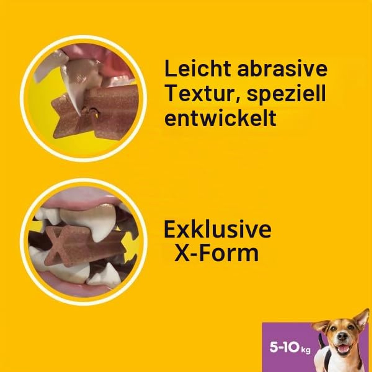 Pedigree Dentastix Fresh 112 Snack voor mondhygiëne (kleine hond 5-10 kg) 440 g 28 stuks - 4 verpakkingen met 28 stuks (in totaal 112 stuks) – Pedigree