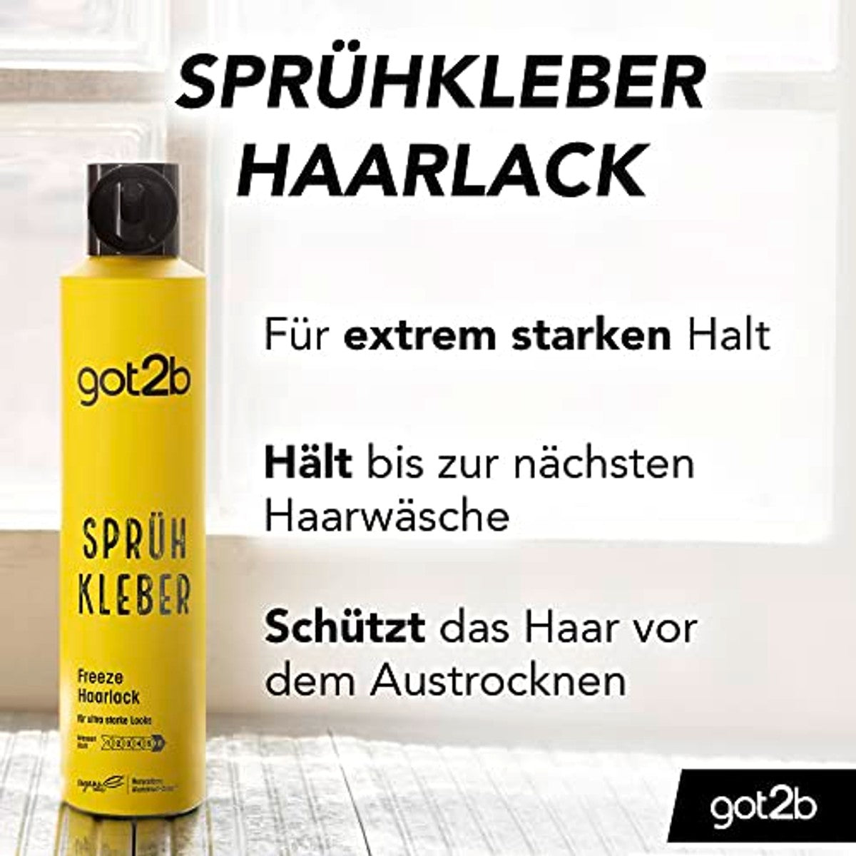 got2b Spuitlijm Freeze Haarlak Hold 6 3 x 300 ml - Voordeelverpakking