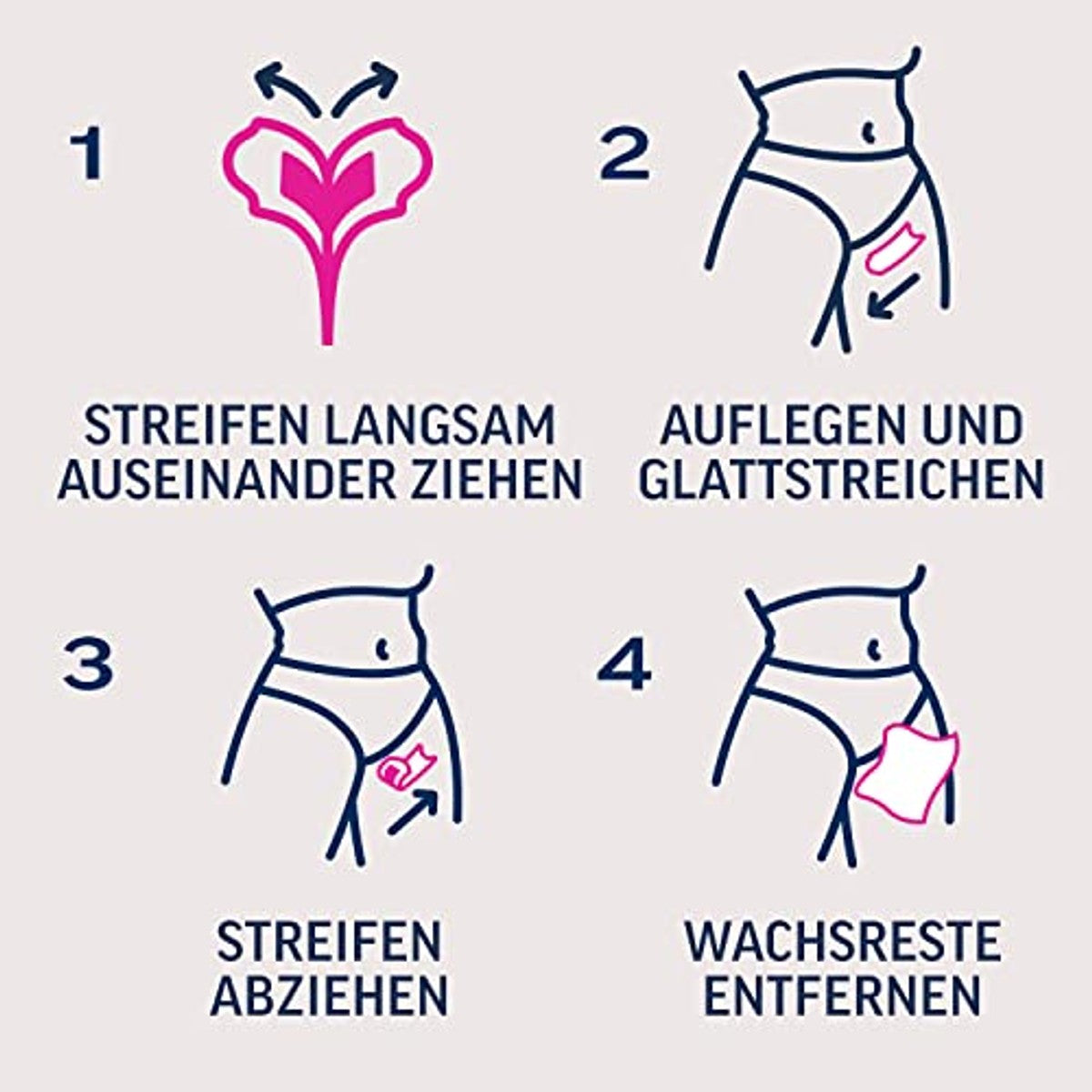 Veet Pure koude wasstrips bikinizone & oksels - 16 koude wasstrips (verpakking van 2) – Veet