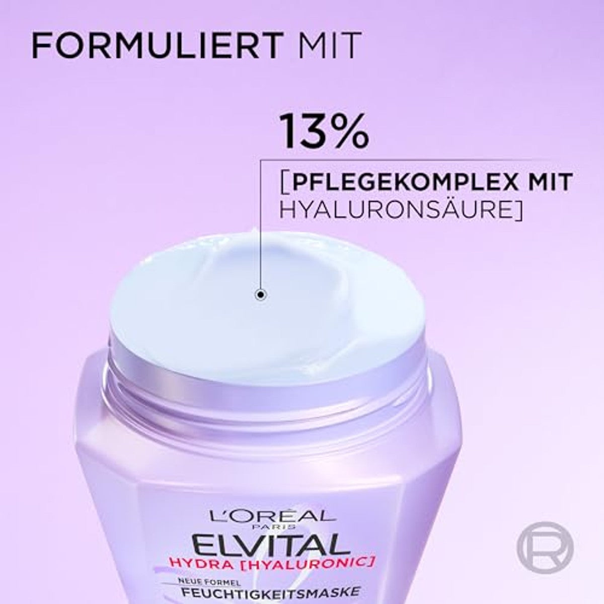 L'Oréal Paris Elvital Hydra Hyaluronic vochtmasker 3 x 300 ml - Voordeelverpakking