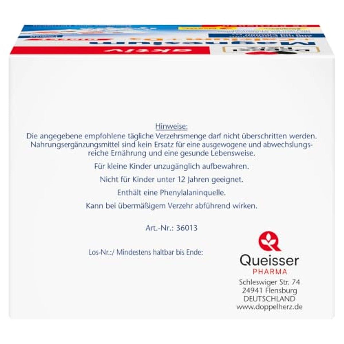 Doppelherz Magnesium + Calcium + D3 Direct Citroensmaak 60 Porties - 6-pack