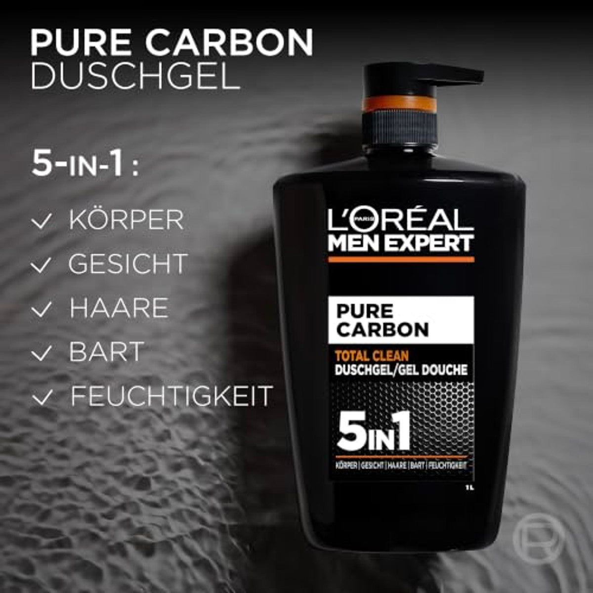 L'Oréal Paris Men Expert Pure Carbon douchegel 1000 ml – L'Oréal Paris