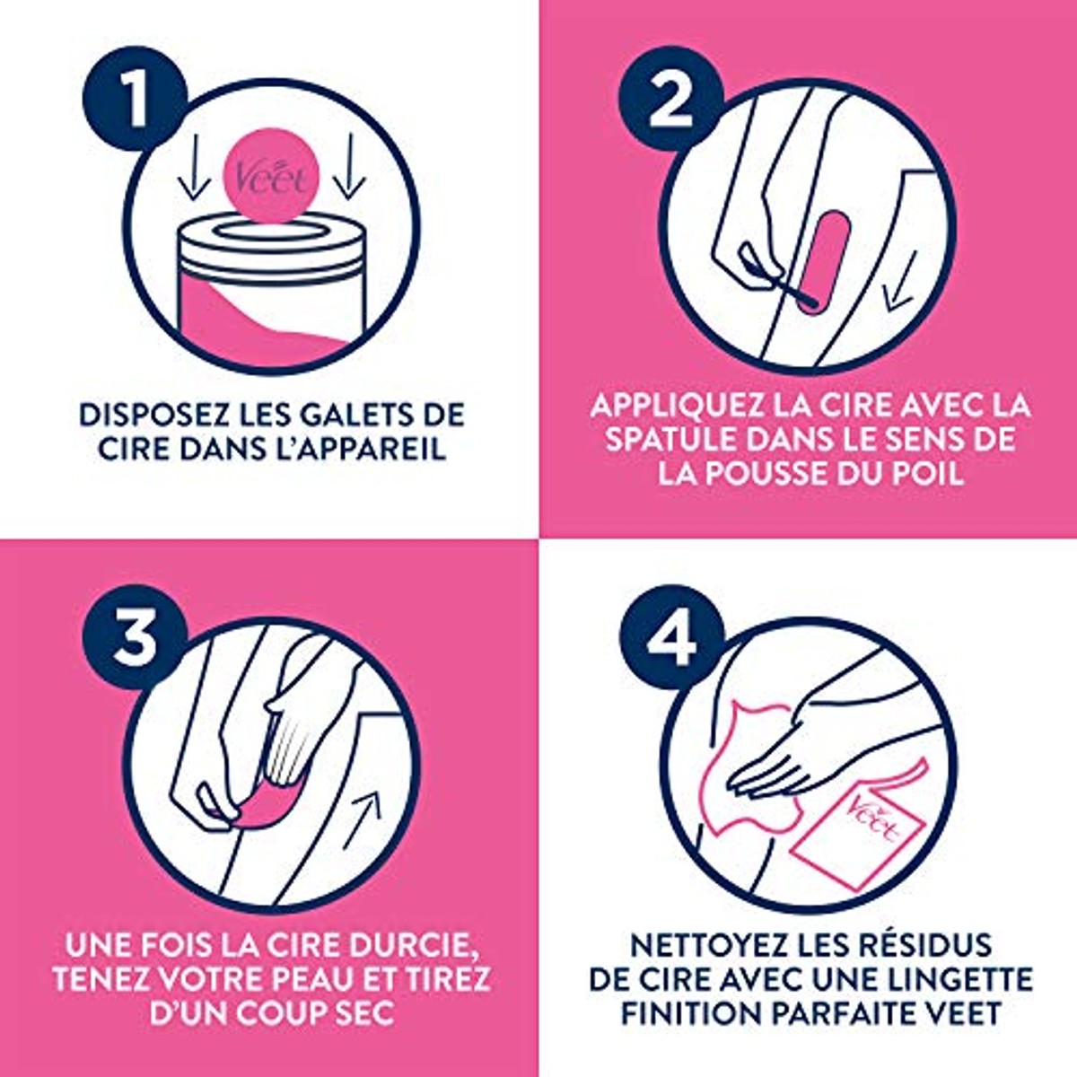 Veet Spawax elektrische waxverwarmer – 6 waxschijven – Veet