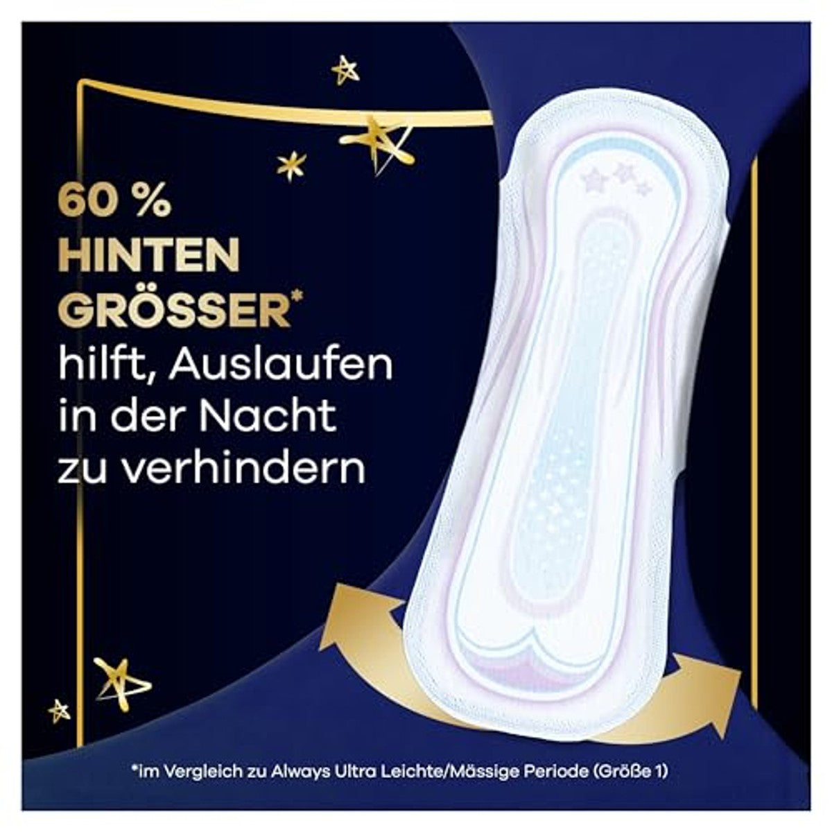 Always Ultra Binde Größe 4 Secure Night met vleugels 9 stuks – Always