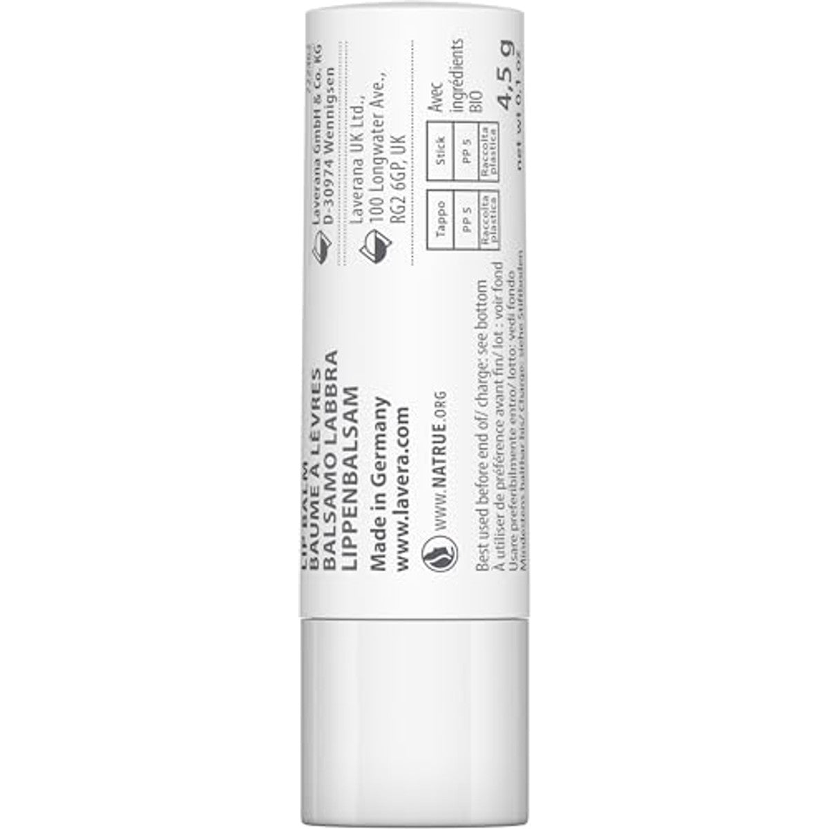 lavera basis gevoelige lippenbalsem 1 stuk (10 g) – lavera