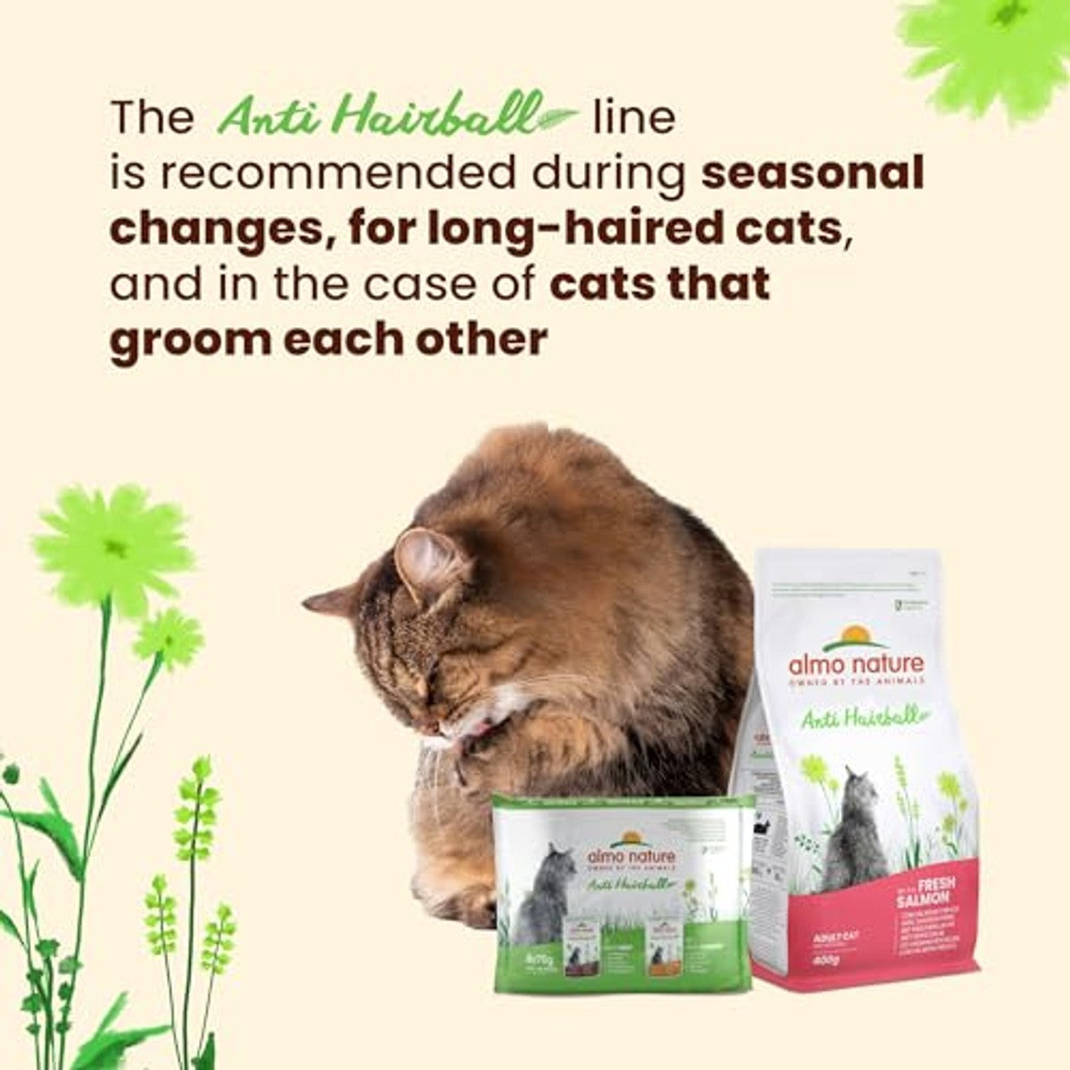 Almo Nature Anti Hairball Kattenvoer met Kip 30 x 70 g - 6-pack