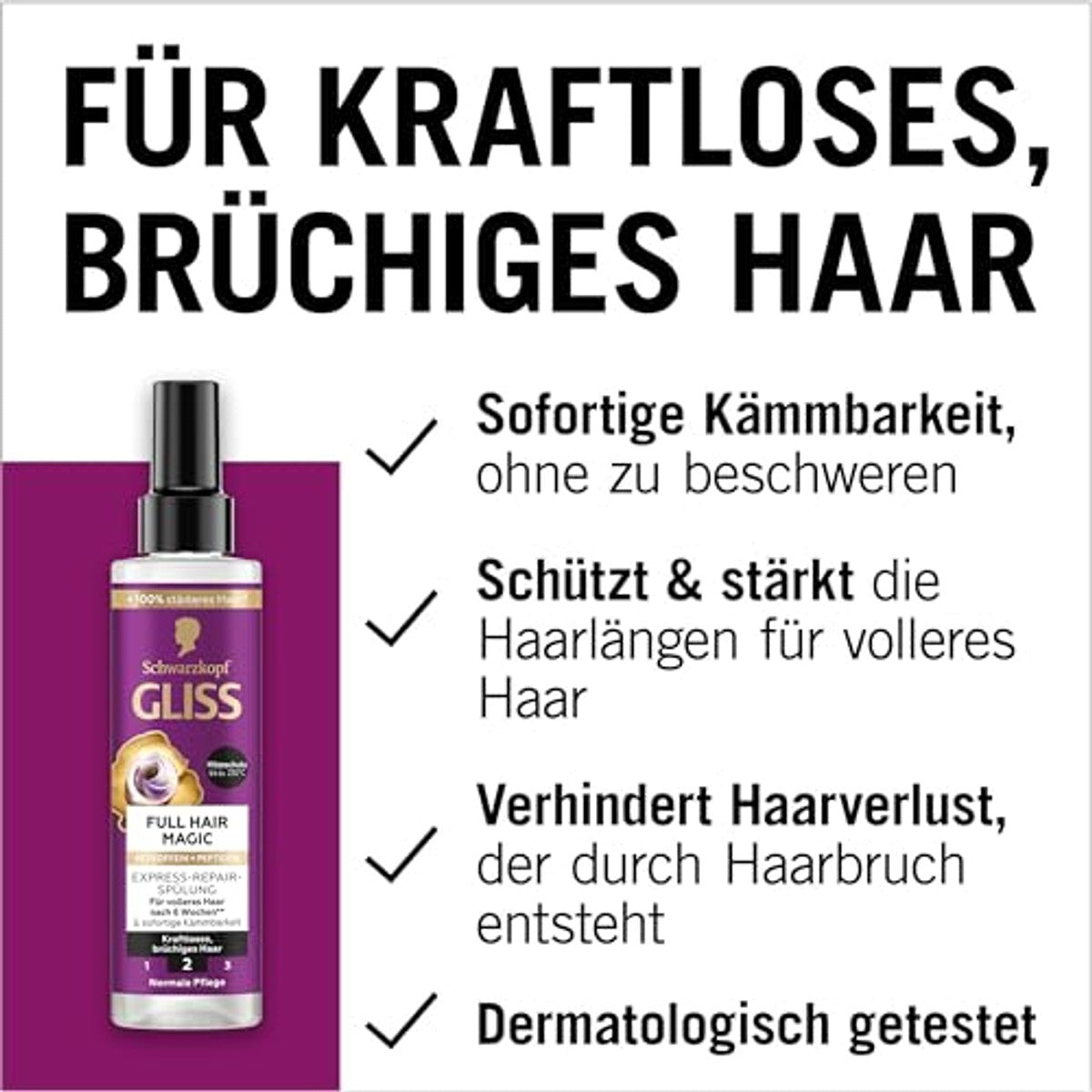 Gliss Kur Full Hair Magic Conditioner 200 ml – Gliss Kur