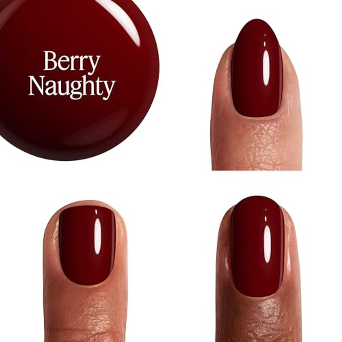essie Nagellak met dekkende en glanzende afwerking voor kleurintensieve vingernagels, nr. 726 berry naughty, rood, 13,5 ml – essie