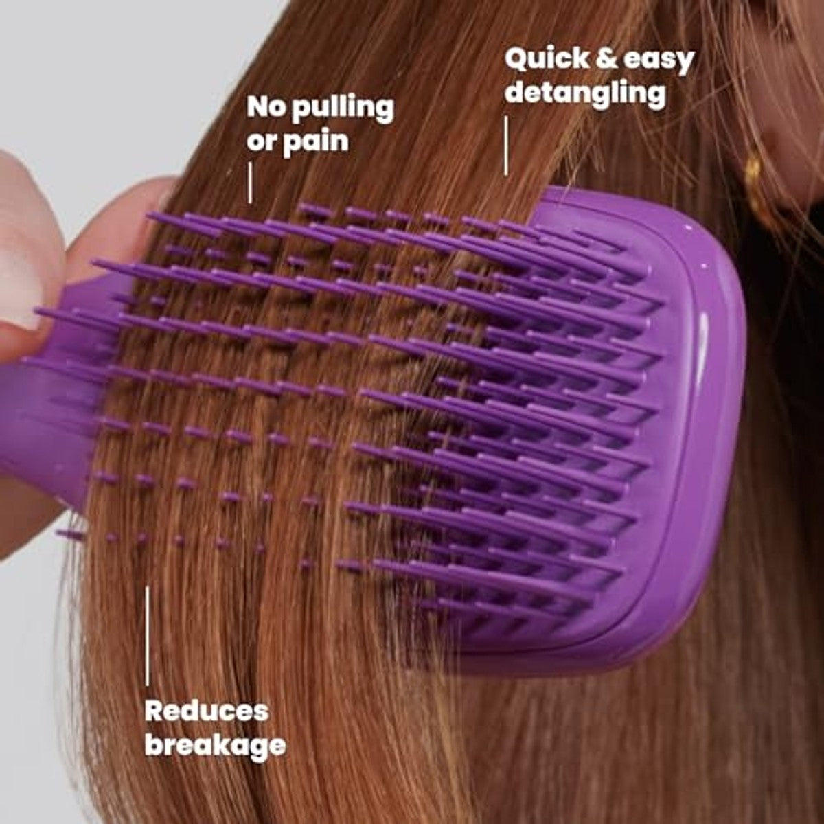 Tangle Teezer Ultimate Detangler Haarborstel Fris Paars - 6-pack
