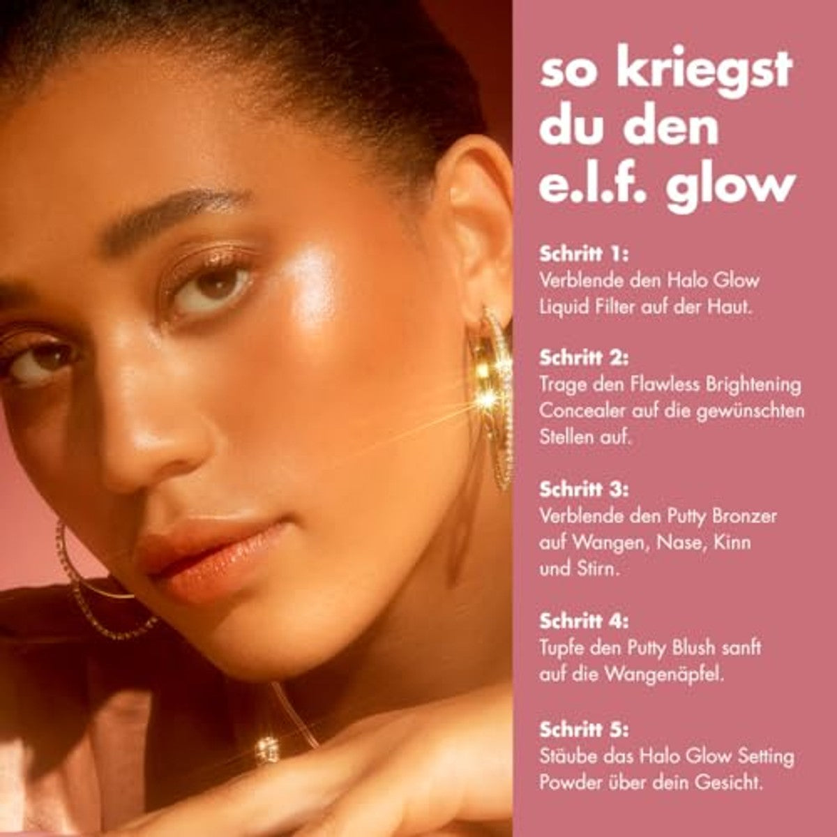 e.l.f. Halo Glow Vloeibaar filter, teint-booster voor een stralend zacht tekeneffect, met hyaluronzuur, veganistisch en dierproefvrij, 00 Fair – e.l.f.