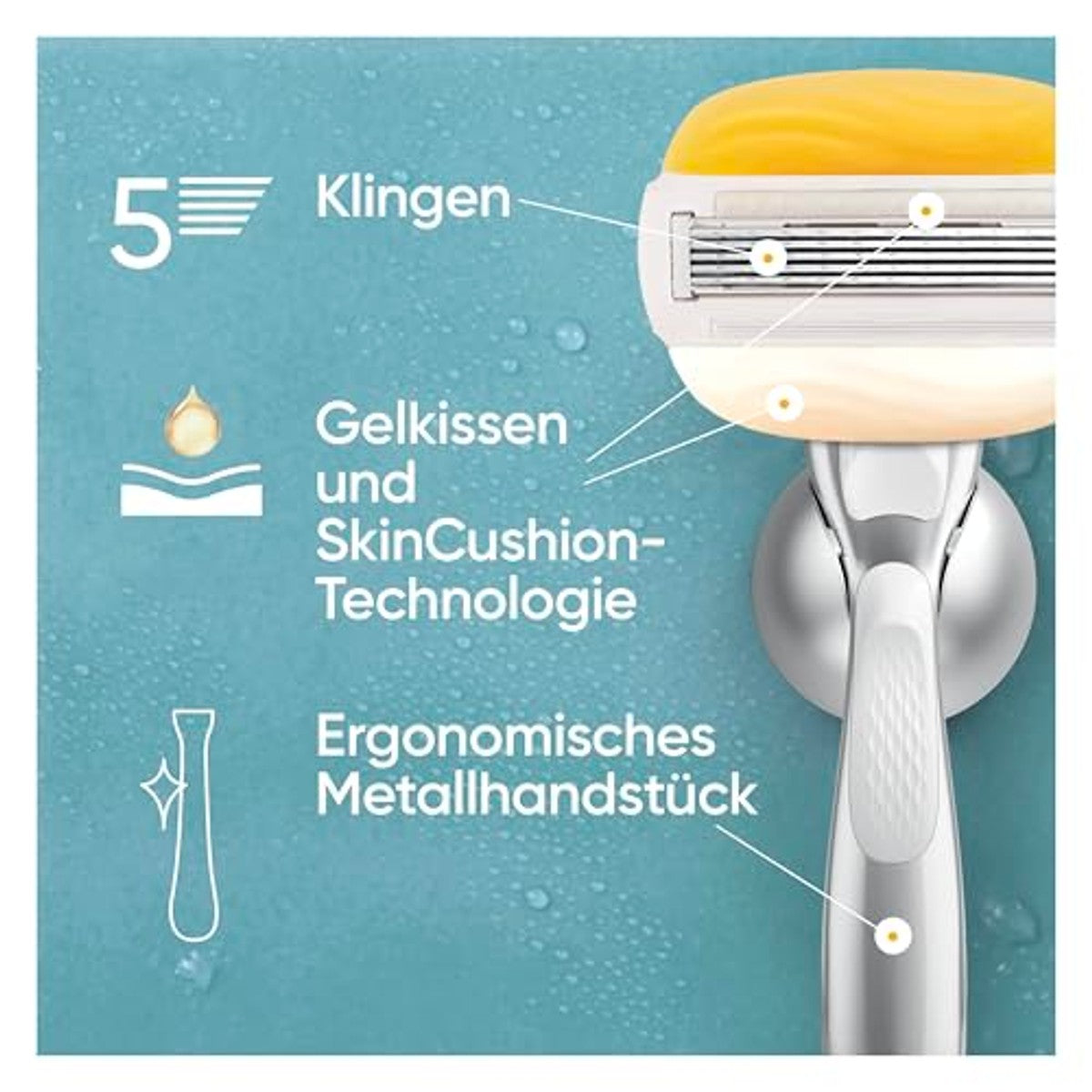 Gillette Venus Pro ComfortGlide kokosgeur reservemesjes 10 stuks – Gillette Venus