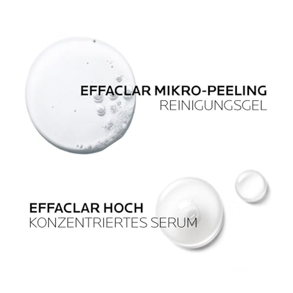 La Roche-Posay Effaclar Set Reinigingsgel & Peelingserum 400 ml - 6-pack