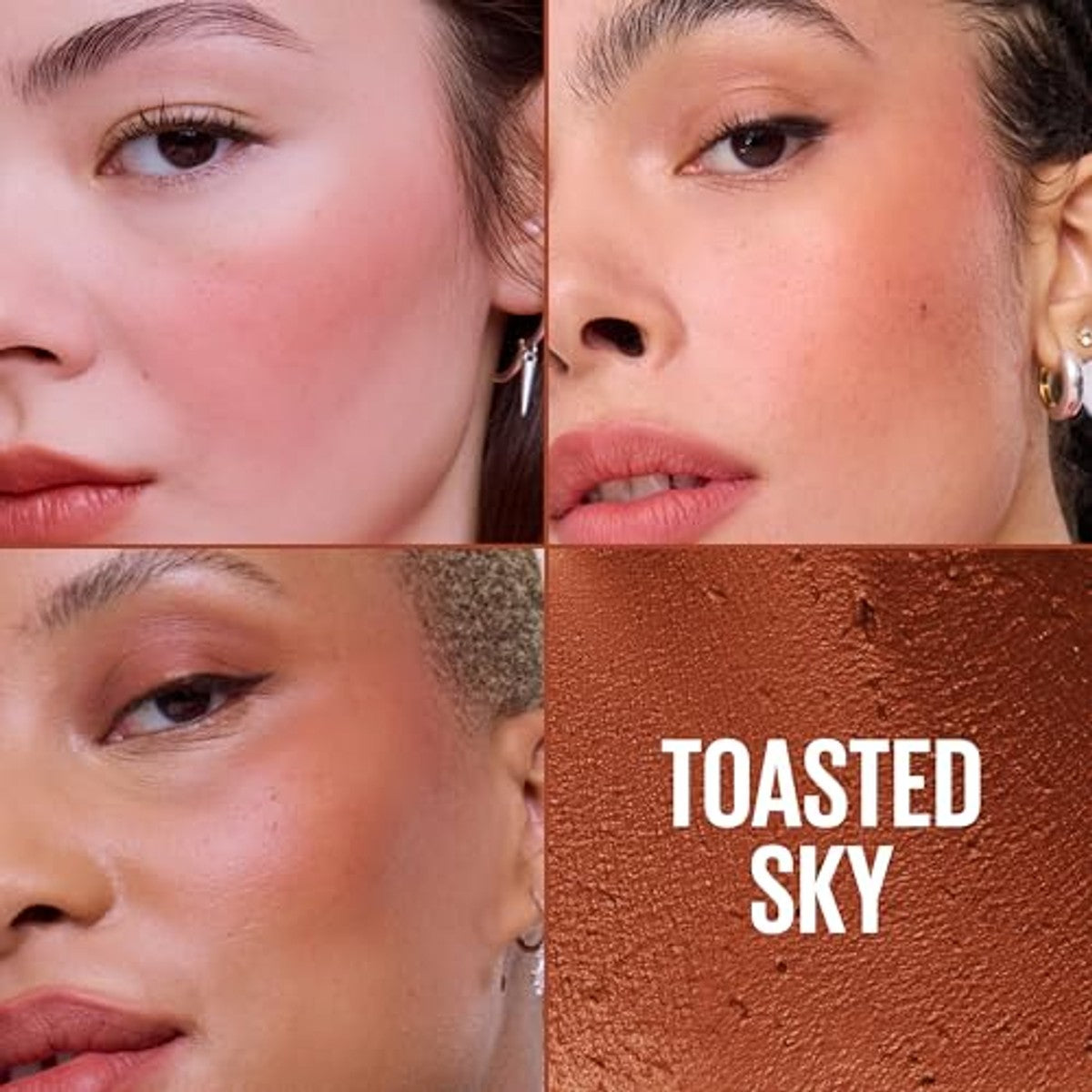 Maybelline New York Cloudtopia Wang & Lippen Mousse, 2-in-1 blush & lippenverf voor 14H grip, luchtige lichte textuur & matte afwerking, nr. 12 Toasted Sky, 5 g – MAYBELLINE