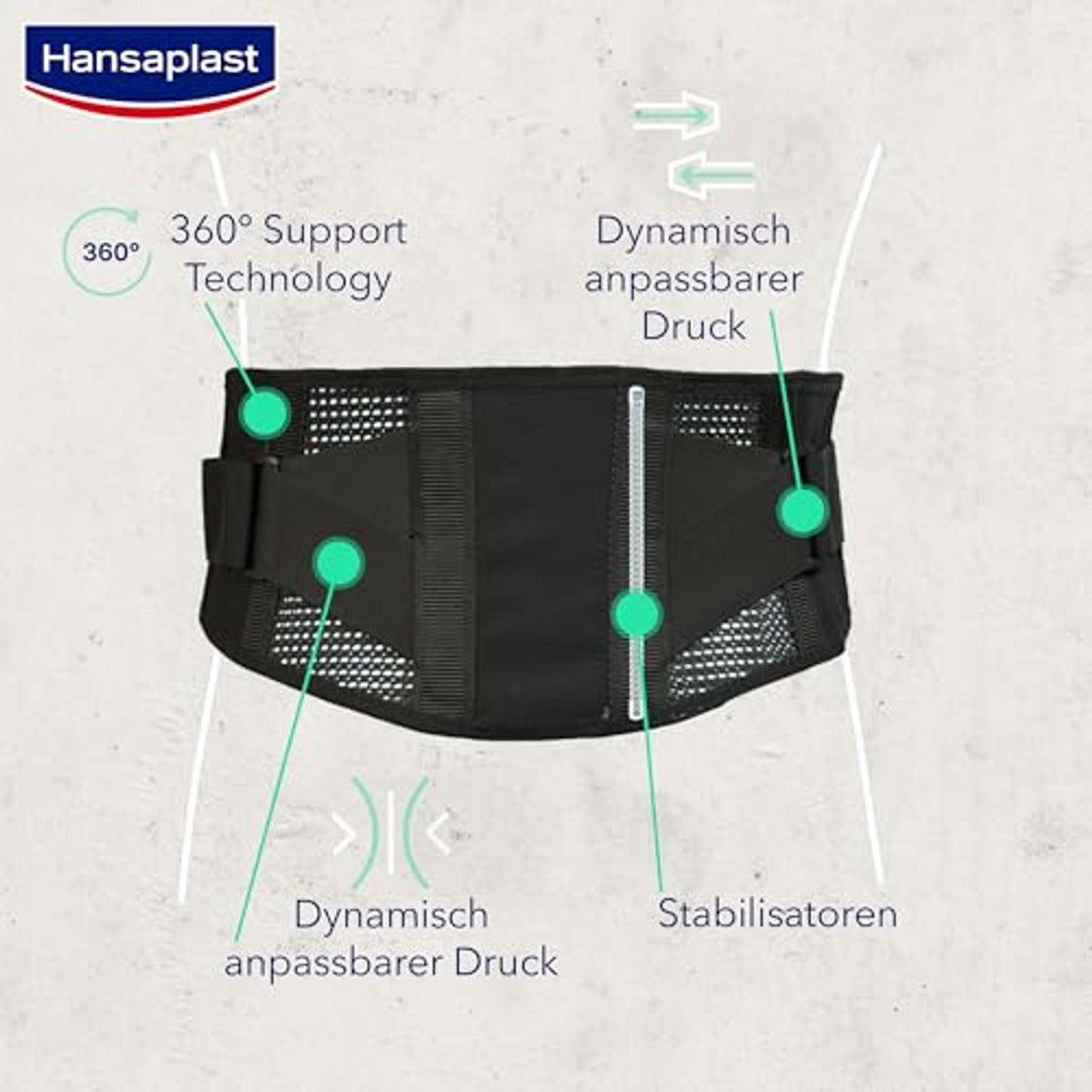 Hansaplast Beschermende rugbandage 3 x 1 stuk - Voordeelverpakking