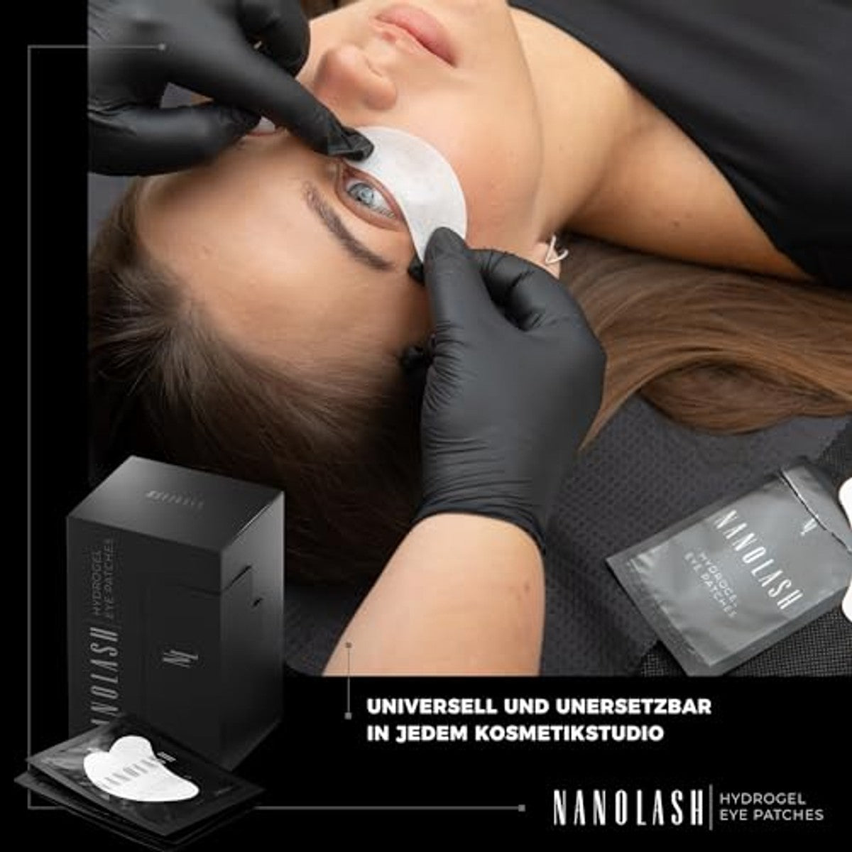 Nanolash 50 paar wimperverlenging, hydrogelpads, oogpads voor wimperverlenging en lifting – Nanolash