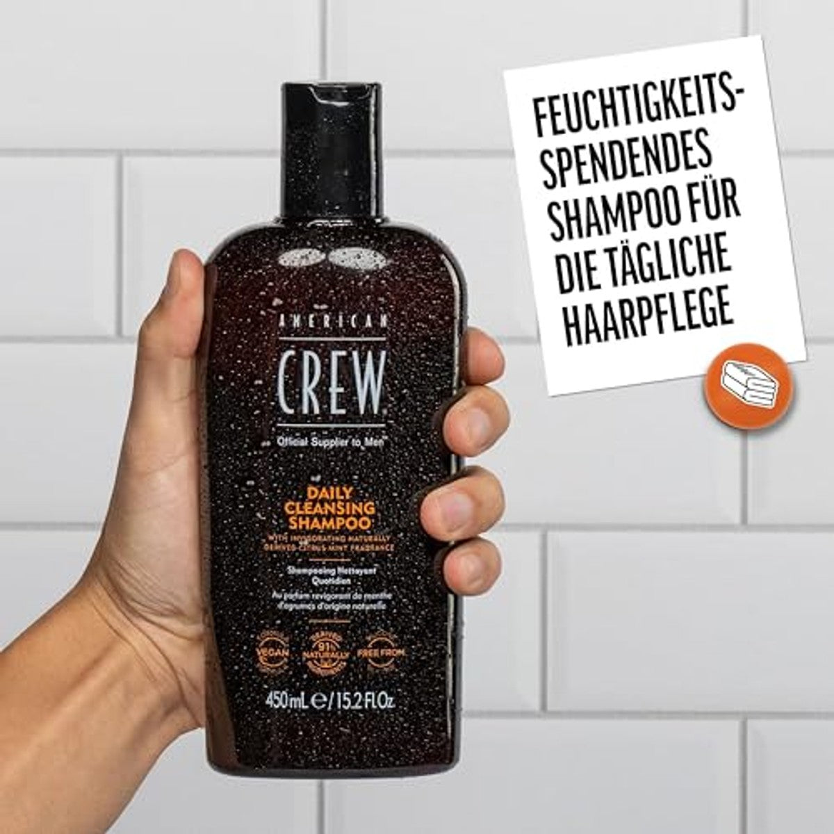 American Crew Daily Shampoo voor Mannen 1000 ml - 6-pack