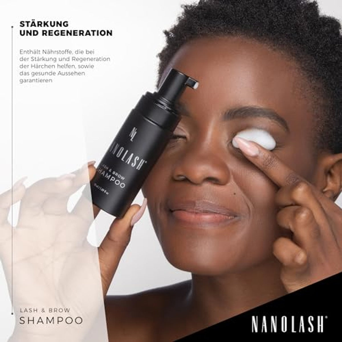 Nanolash Lash & Brow Shampoo 50 ml - 3-pack