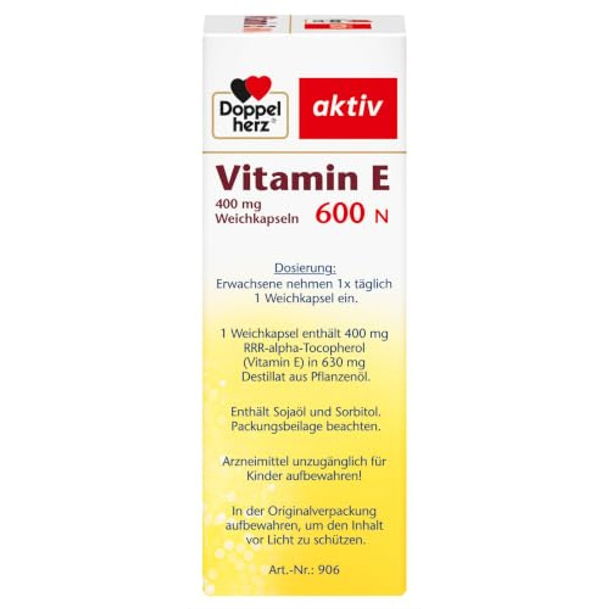 Doppelherz Vitamine E 600 N 400 mg 40 Zachte Capsules - 3-pack