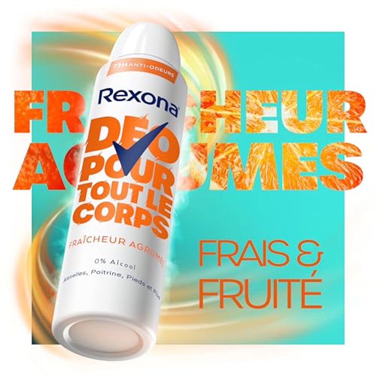 Rexona Full-Body Deodorant Citrusfrisheid 3 x 150 ml - Voordeelverpakking