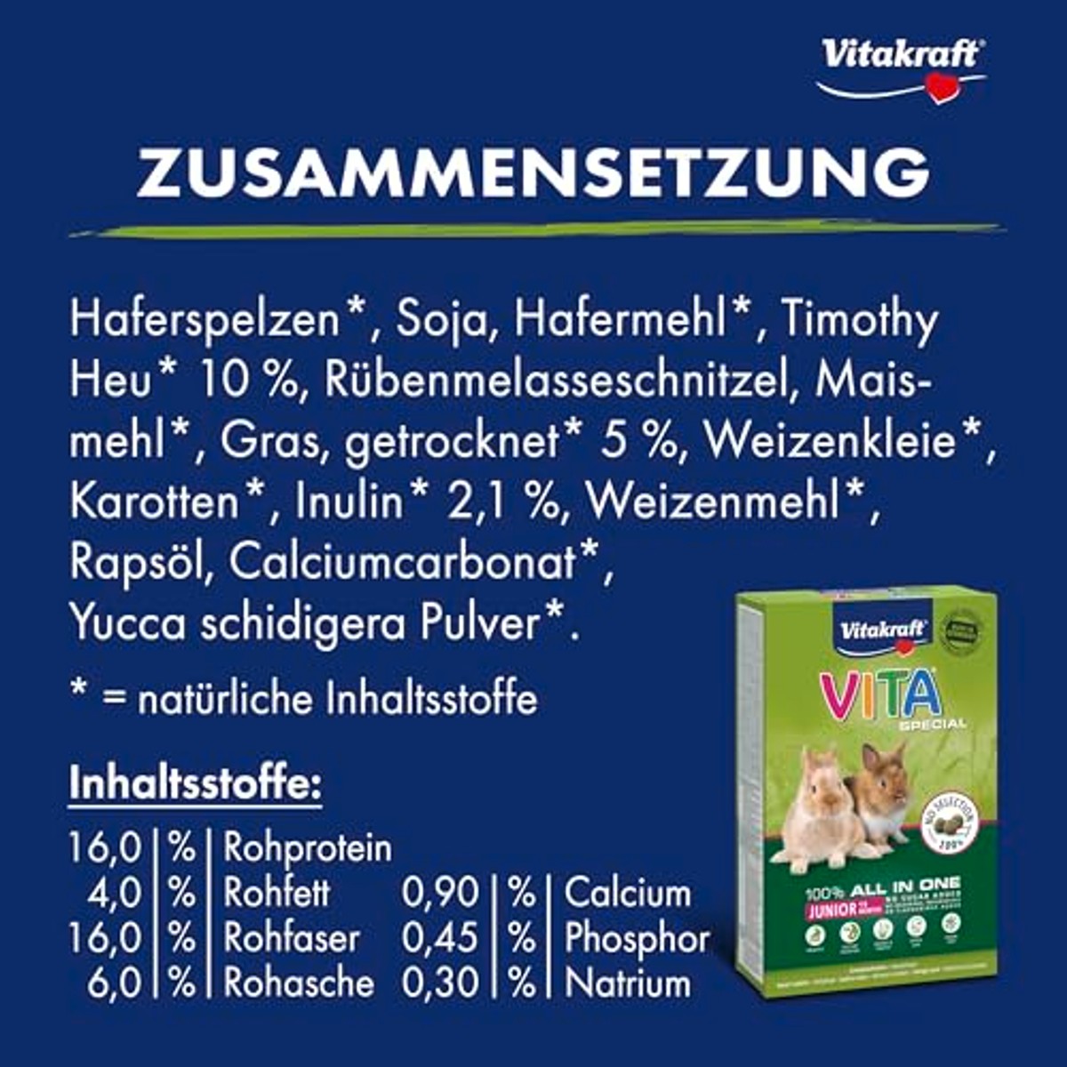 Vitakraft Vita Special Junior knaagdiervoer dwergkonijn 5 x 600 g - 6-pack