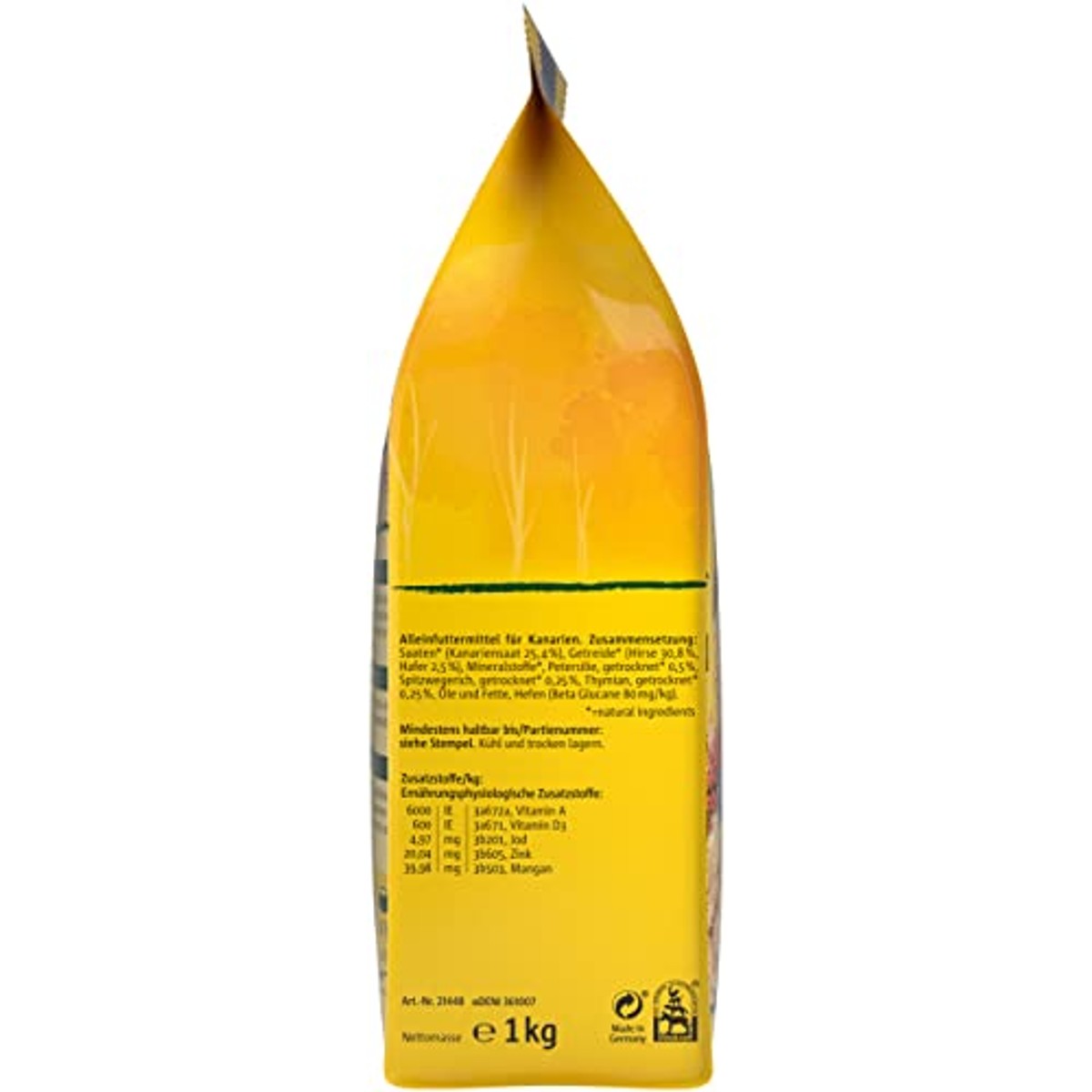Vitakraft Kanaries Parel Voer voor Kanaries met Granen en Lijnzaad 3 x 1 kg - 6-pack