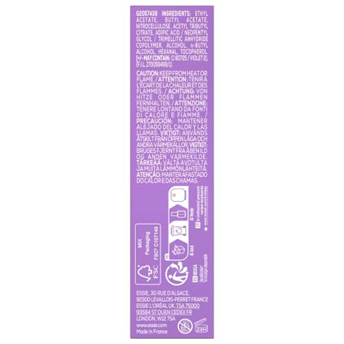 essie Break Fix - Innovatieve vloeibare nagelfixeermiddel voor nagelbreuk. Onzichtbare grip & gladde nagels. Perfect onder nagellak, langdurig en fixerend. – essie
