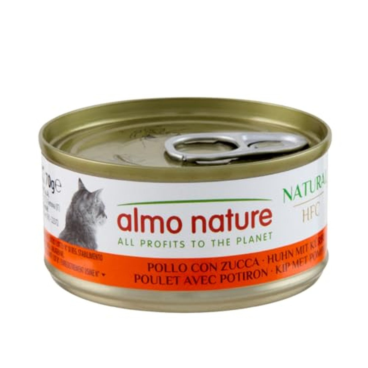 Almo Nature HFC Natural Natvoer Kat Gesorteerd Kip 6 x 70 g - 6-pack