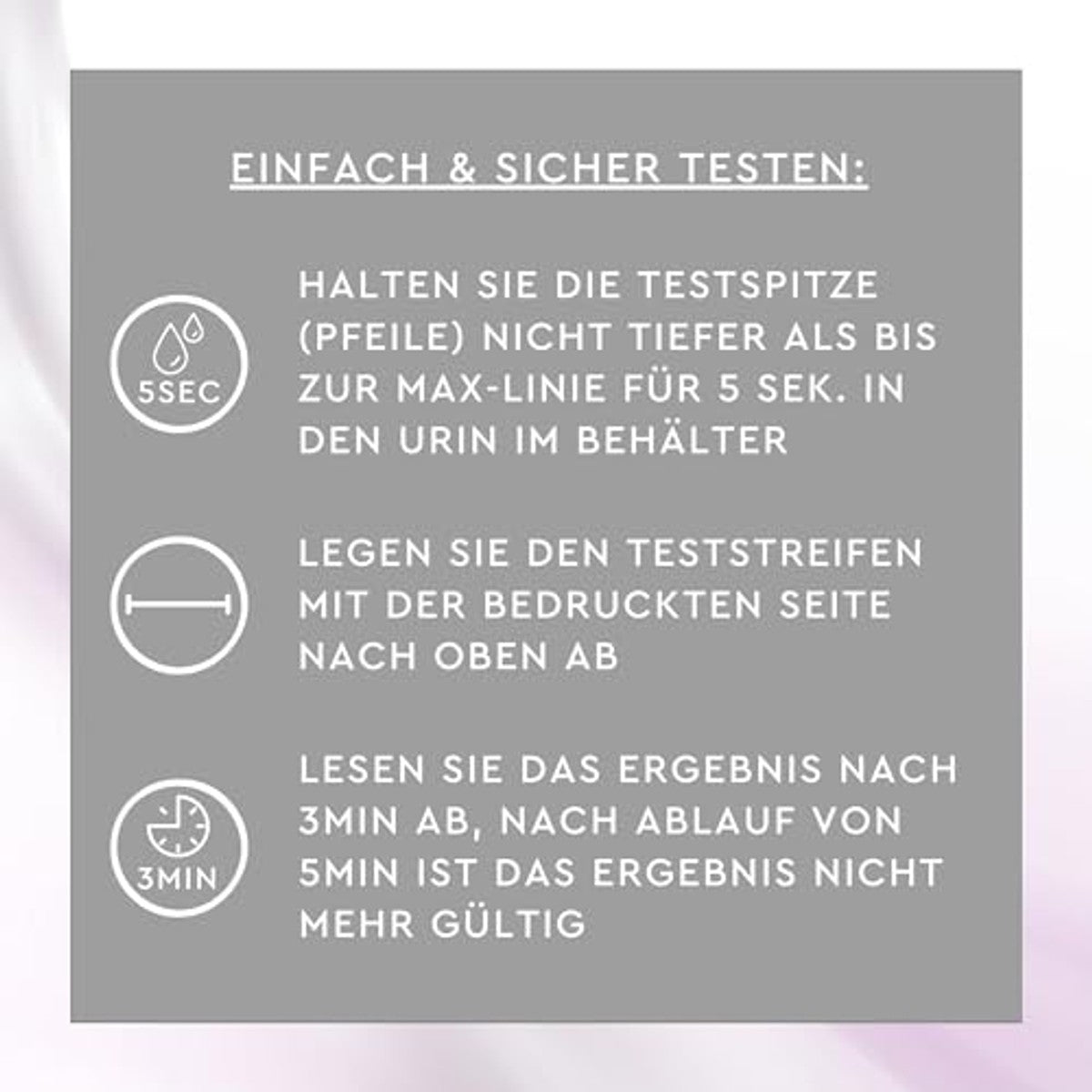 Sunlife Zwangerschapstest hCG Urinetest 99% Nauwkeurig 1 Teststrip - 6-pack