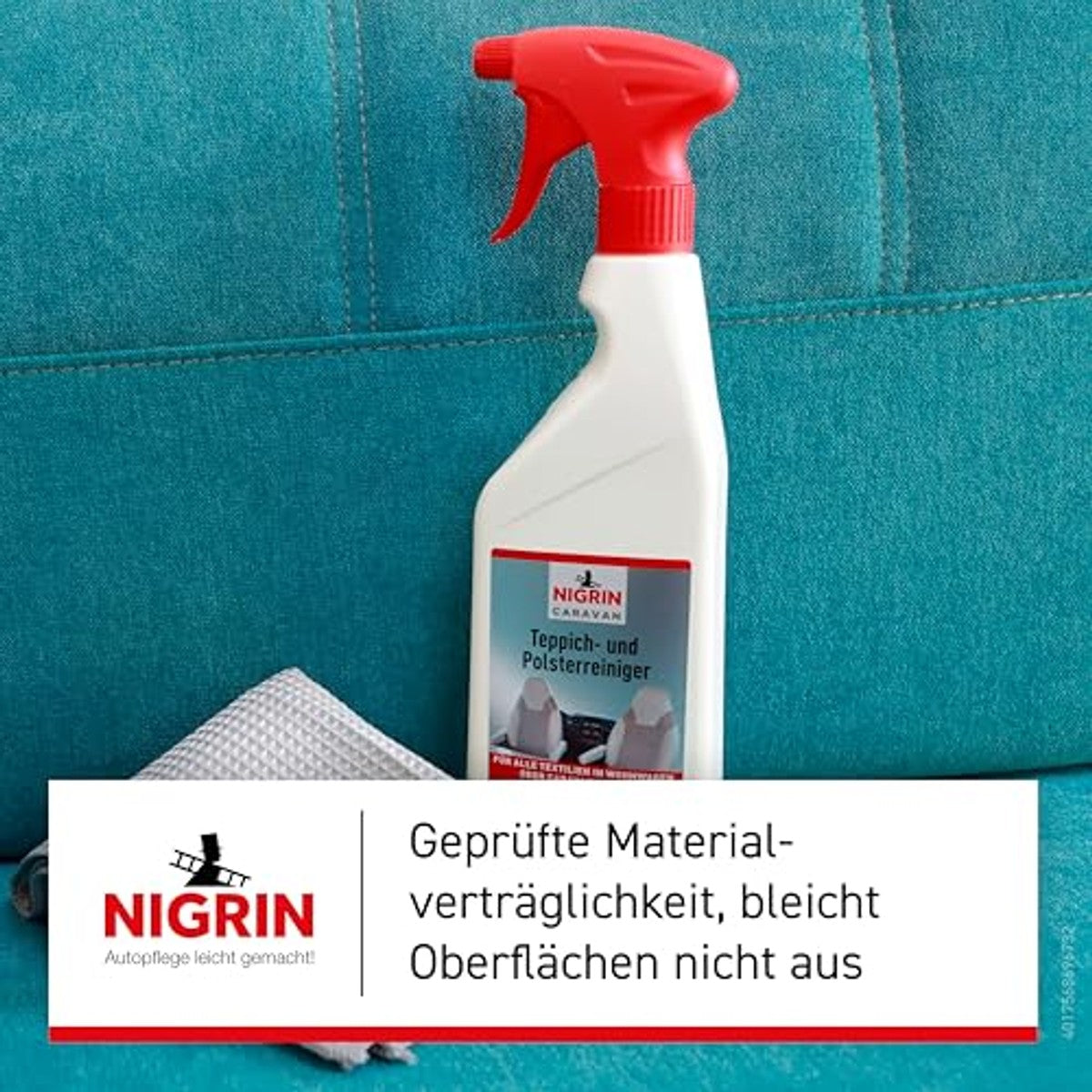 NIGRIN Caravan tapijt- en stofferingreiniger 6 x 0,75 liter - Voordeelverpakking