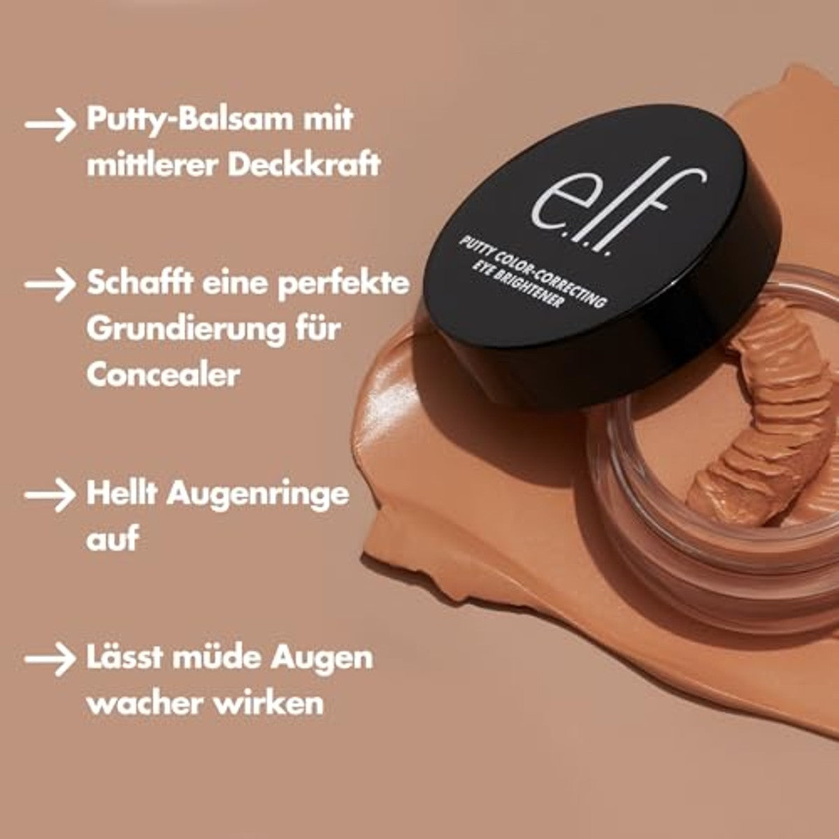 e.l.f. Putty Color-Correcting Eye Brightener Fair 0 stuks - 6 stuks