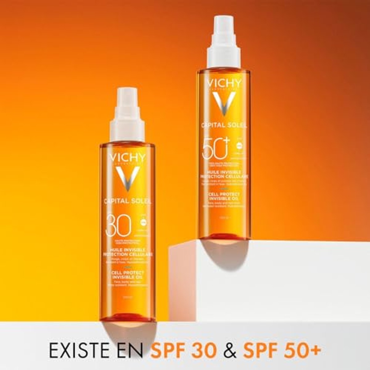 Vichy Capital Soleil Cell Protect Transparante Zonneolie met SPF 30, 200 ml