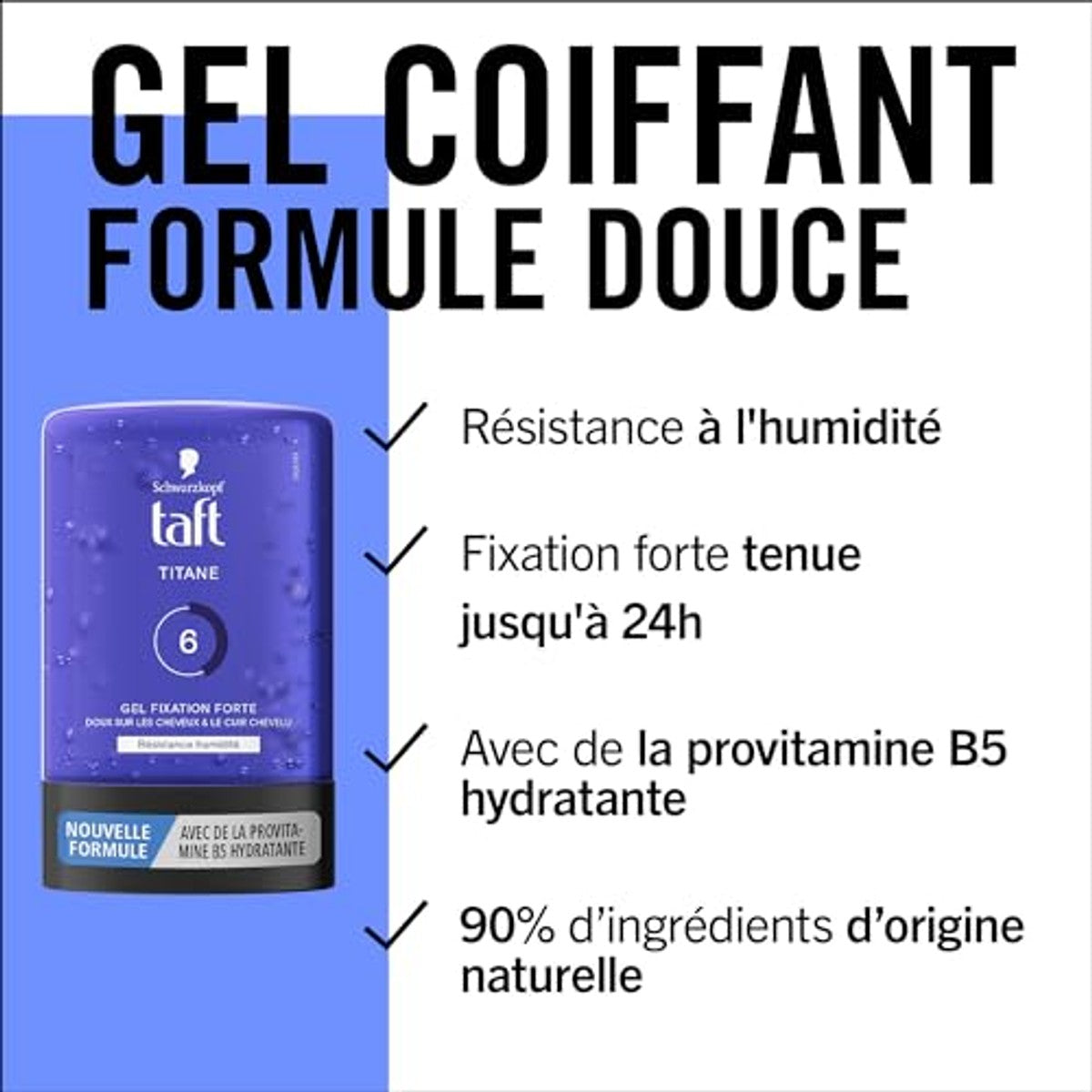 TAFT Titanium Gel 6 x 300 ml - Voordeelverpakking