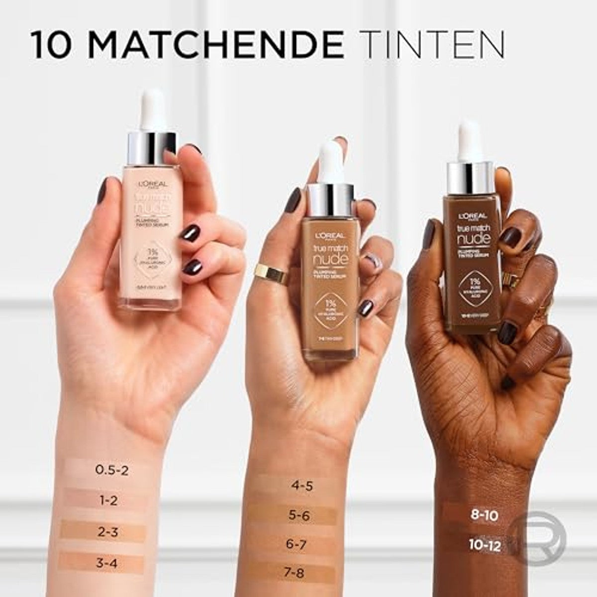 L'Oreal Paris True Match Nude Plumping Tinted Serum Very Light 0.5-2 – L'Oreal Paris