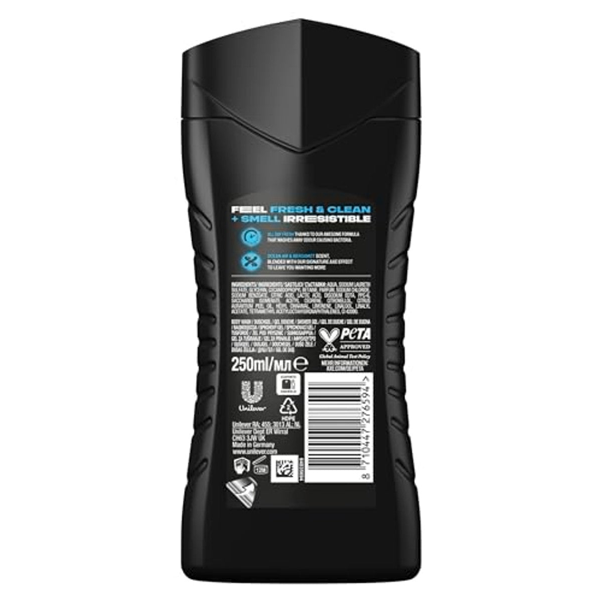Axe Alaska 3-in-1 douchegel & shampoo 3 x 250 ml - Voordeelverpakking