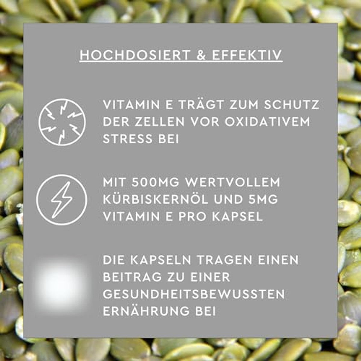 Sunlife Pompoenpitoliecapsules met Vitamine E 50 stuks - 3-pack
