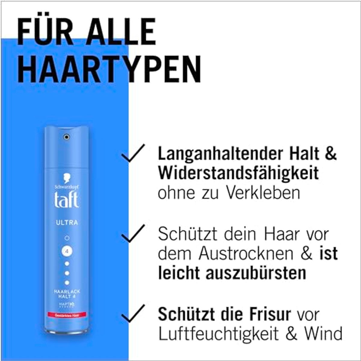 TAFT Haarlak Ultra 6 x 250 ml - Voordeelverpakking
