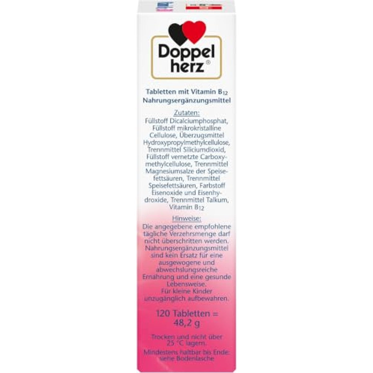 Doppelherz Vitamine B12 500 - 120 Mini-Tabletten - 3-pack