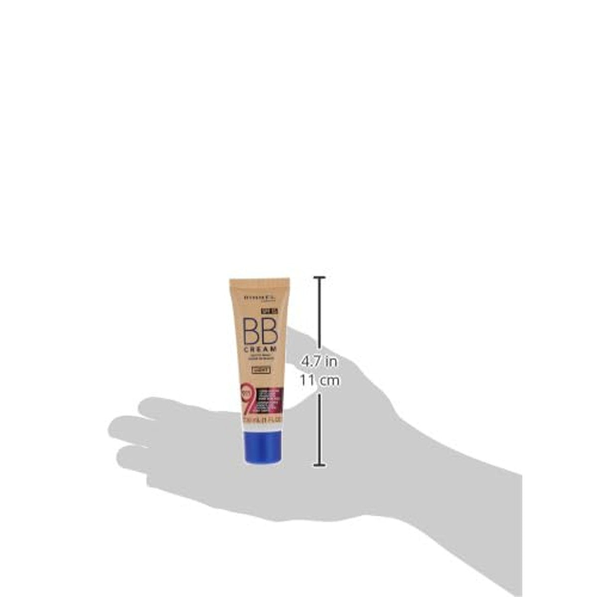 Rimmel London Rimmel BB-crème met 9-in-1 gewichtsformule en glanseffect (LSF 15) 30 ml – Rimmel London