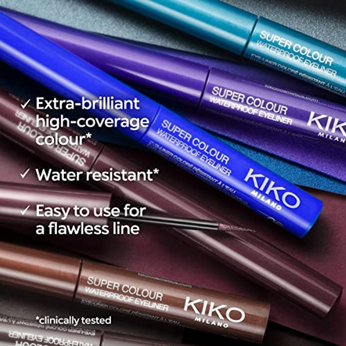 KIKO Milano Super Colour Eyeliner - kleur 09 Dark Brown – Kiko Milano