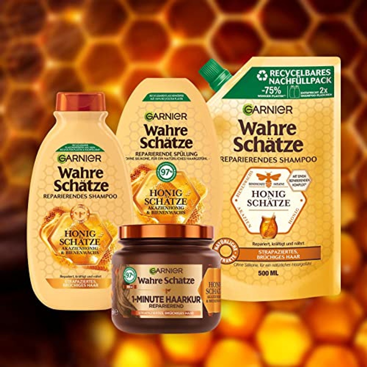 Garnier Ware Schatten Reparerende shampoo honing 3 x 250 ml – Garnier