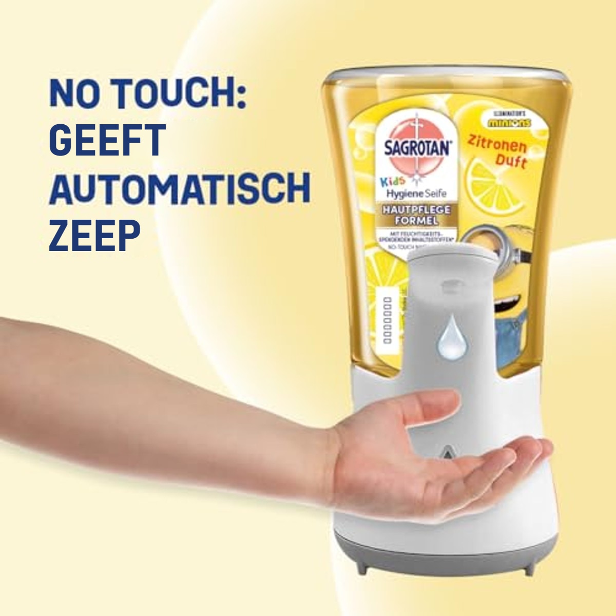 Sagrotan Kids No-Touch navulzeep citroen Minions 5 x 250 ml - 6-pack – foto 5