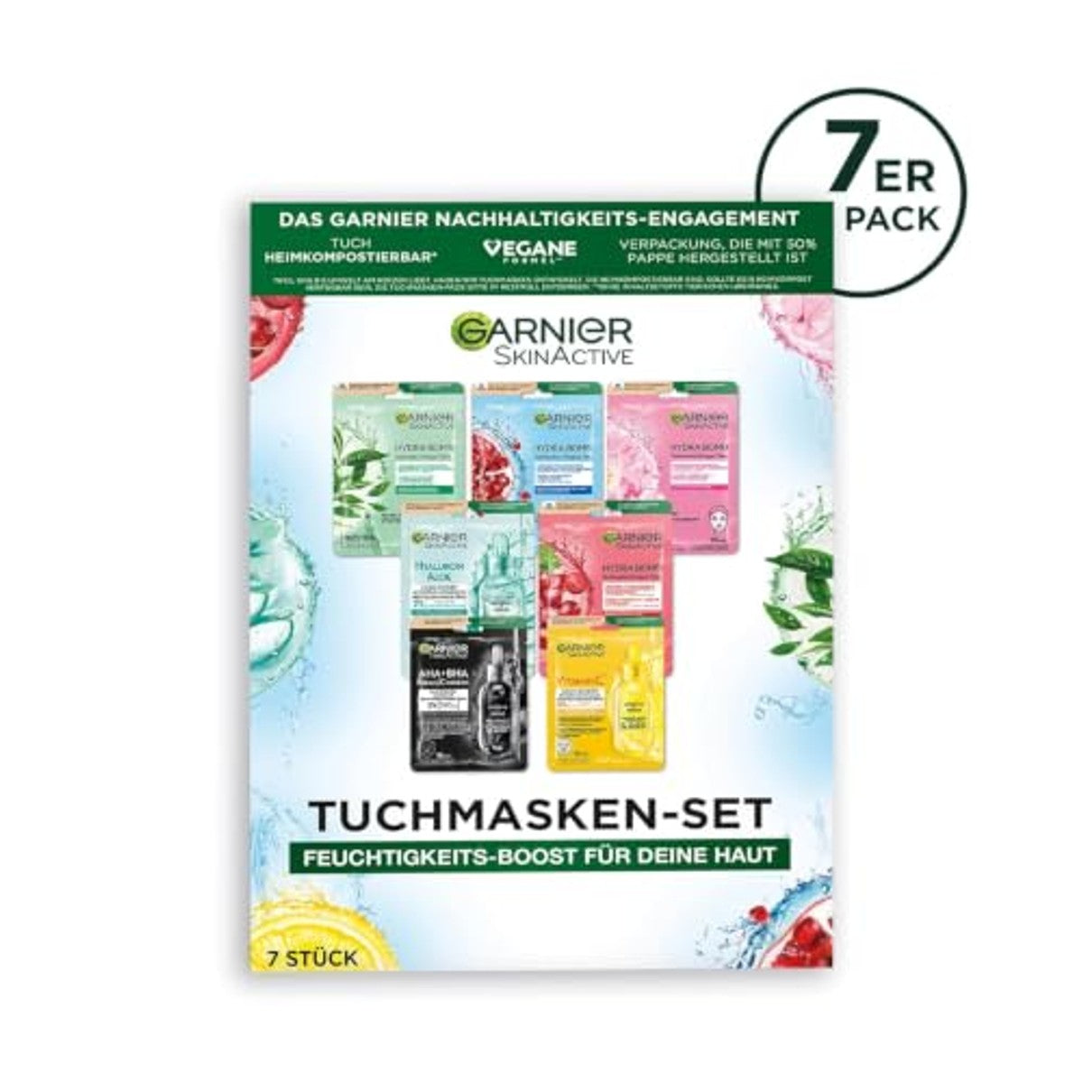 Garnier SkinActive Doekmaskerset 7 x 28 g – Garnier