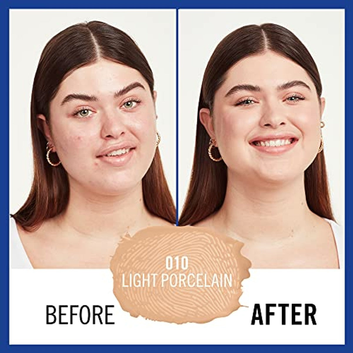 Rimmel London Match Perfection Foundation 010 light porselein 30 ml - 3 stuks