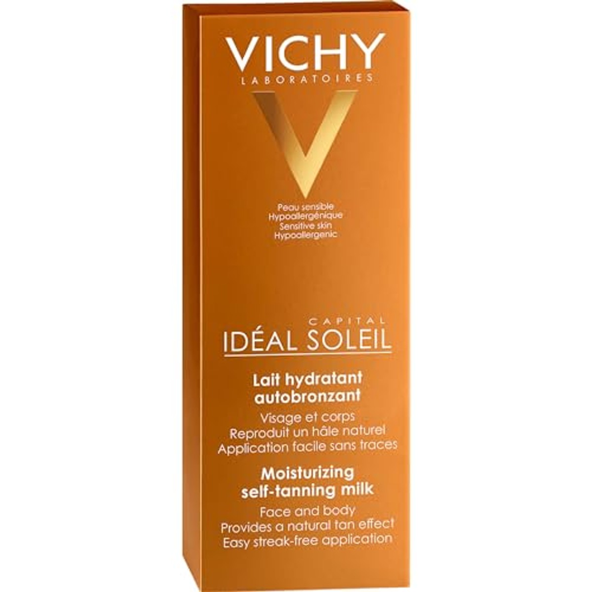 Vichy Capital Soleil Zelfbruinende Melk voor Gezicht en Lichaam 100 ml - 3-pack