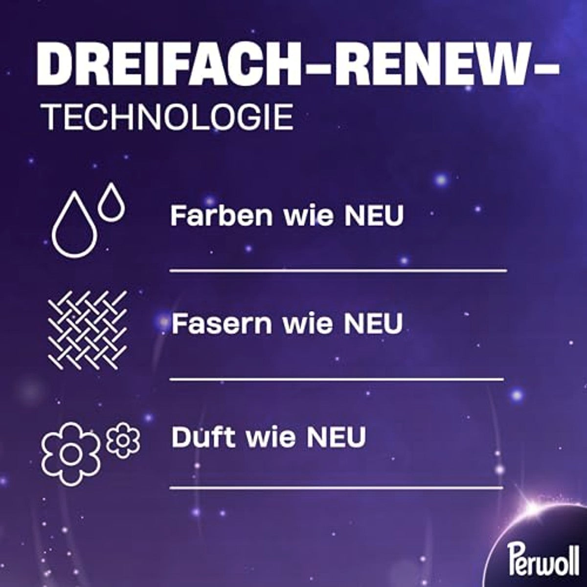 Perwoll Renew Black wasmiddel (27 wasbeurten), fijnwasmiddel reinigt zacht en vernieuwt donkere kleuren en vezels, voor alle donkere textiel, met drievoudige Renew-technologie – Perwoll