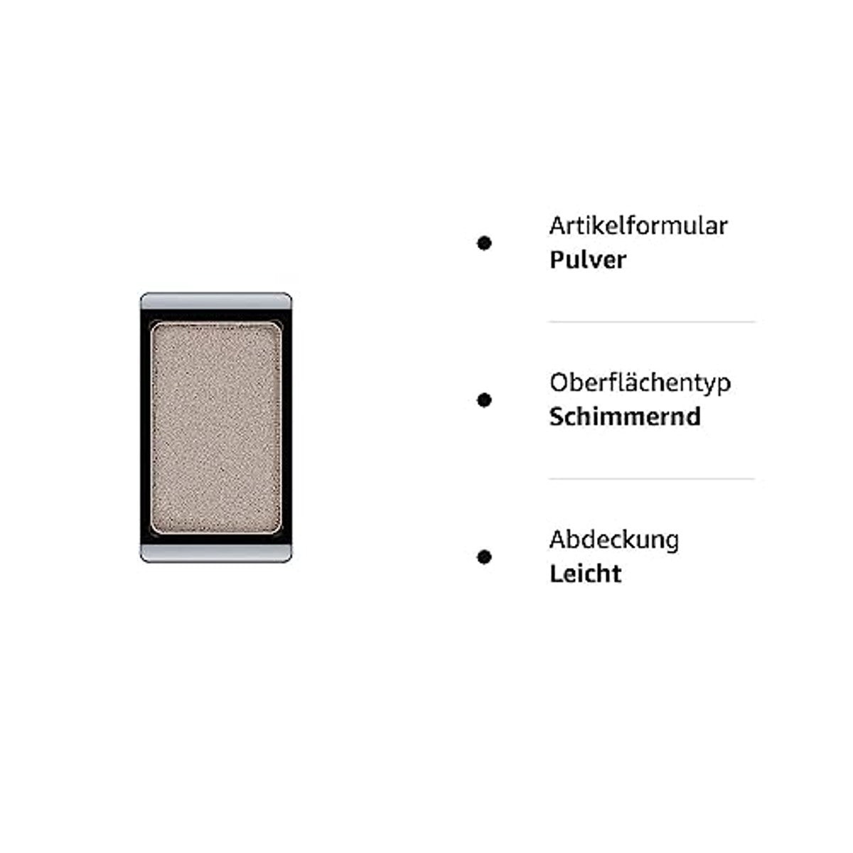 ARTDECO Artdeco Beauty Box Eyeshadow Pearl bruintinten, poederoogschaduw met parelafwerking voor het vullen van Artdeco Beauty Box, 1 x 1 g – Artdeco