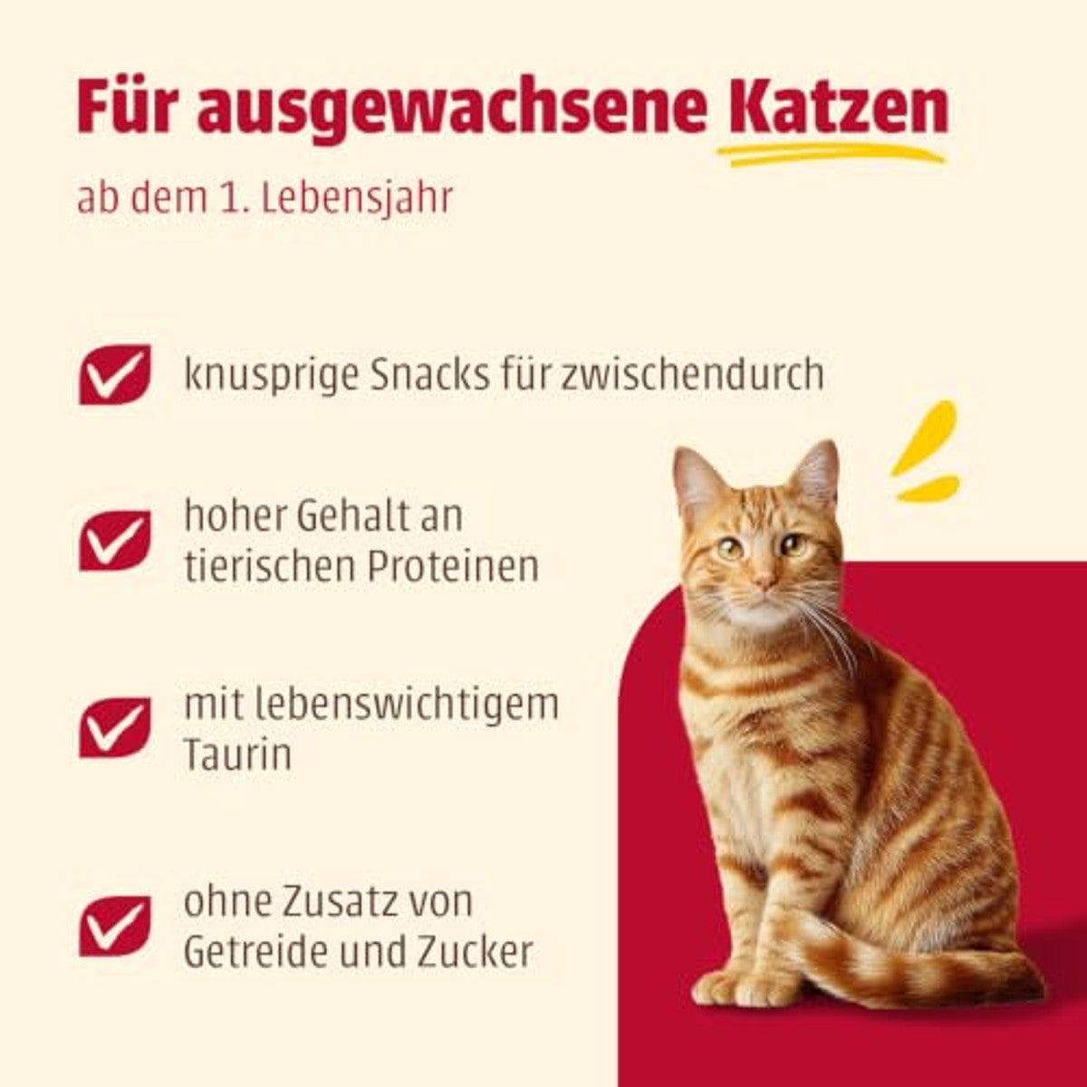 animonda Carny Crunchy kattensnack multivlees cocktail 10 x 50 g - 3-pack