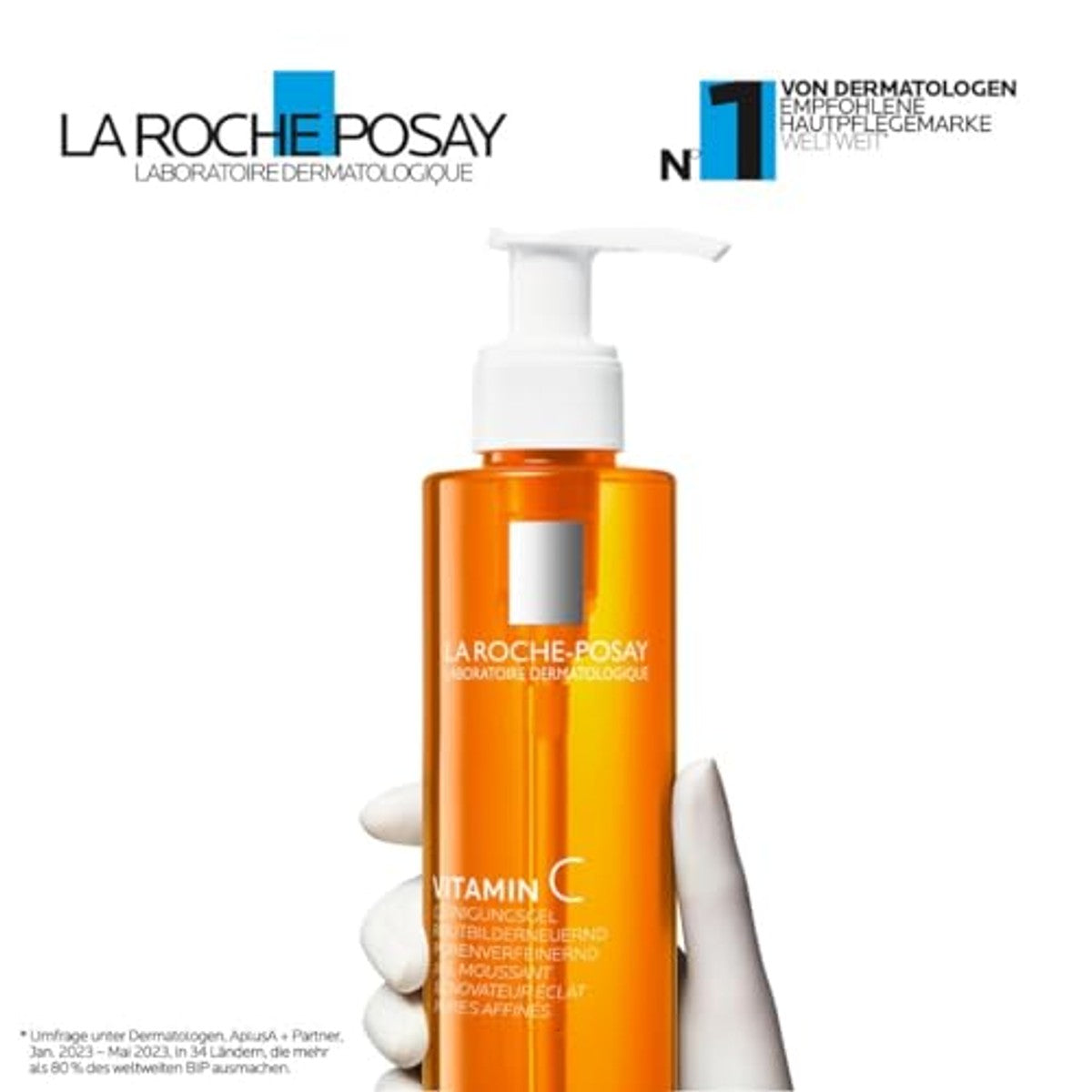 La Roche-Posay Pure Vitamine C Zuiverende Gezichtsreiniger 200 ml - 3-pack – foto 5