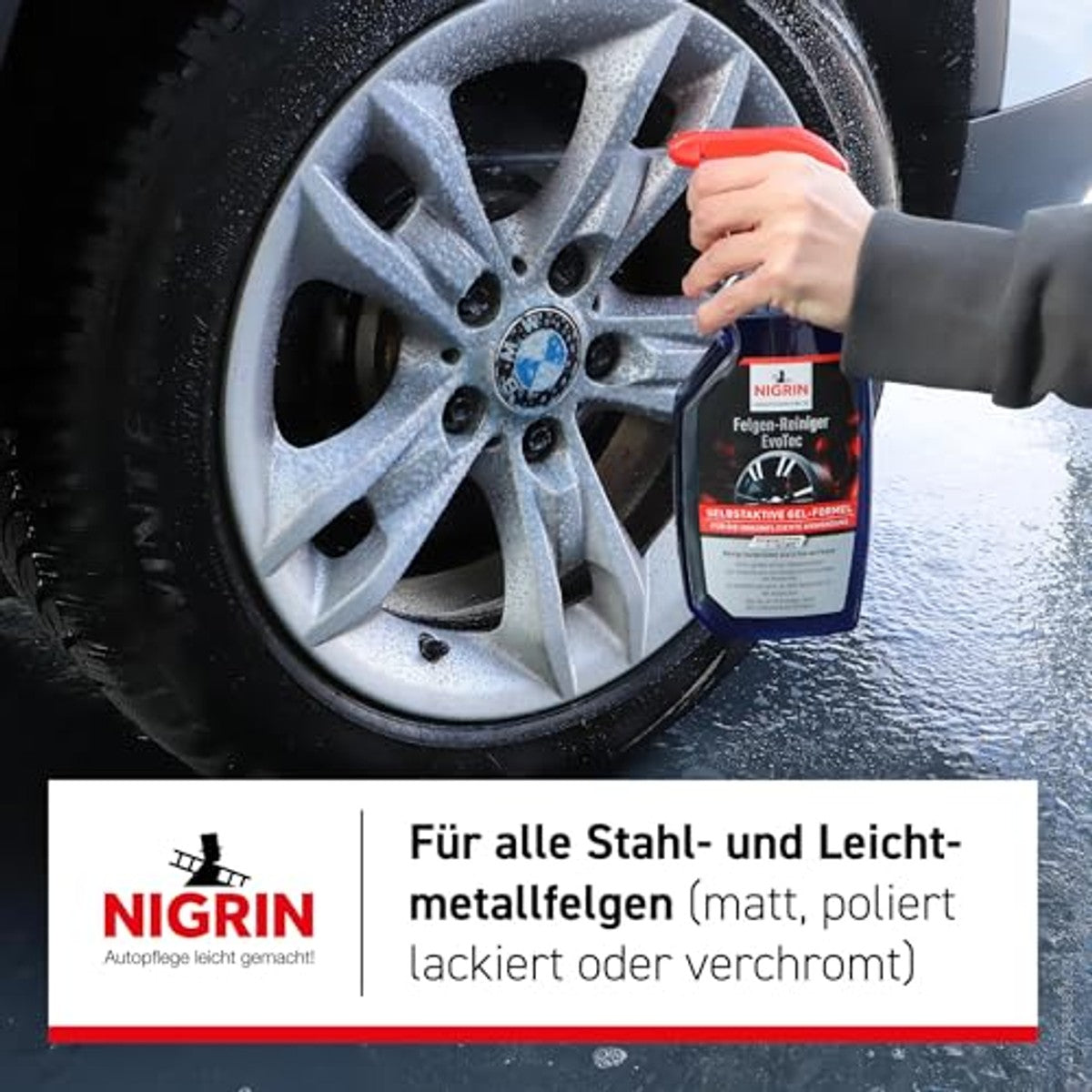 NIGRIN Velgenreiniger EvoTec 6 x 500 ml - Voordeelverpakking